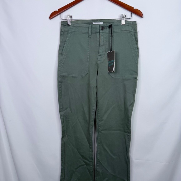 Studio Blue Utility Pants Women 32 Juniper Green NWT - Picture 4 of 9